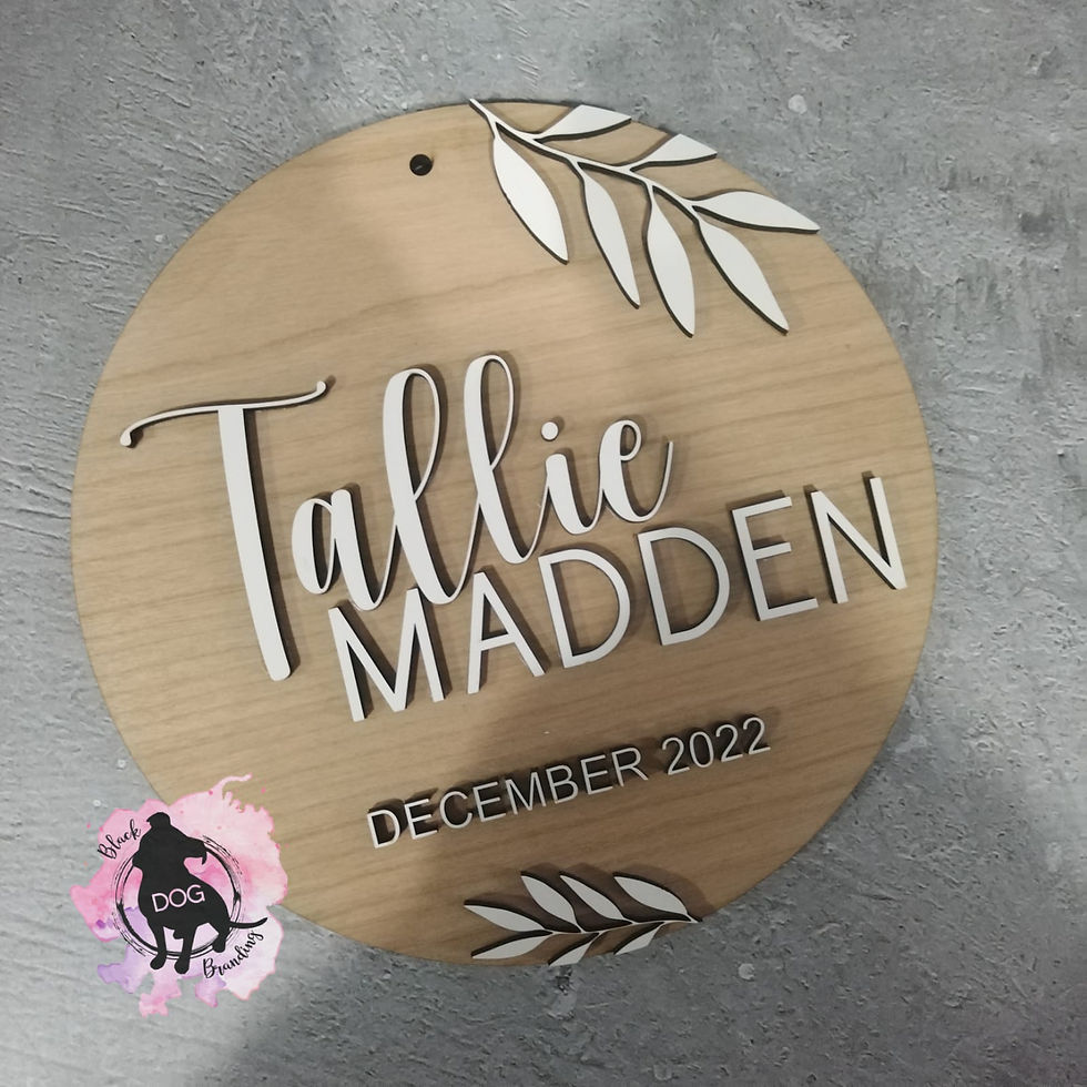 Thumbnail: Wooden Name Board