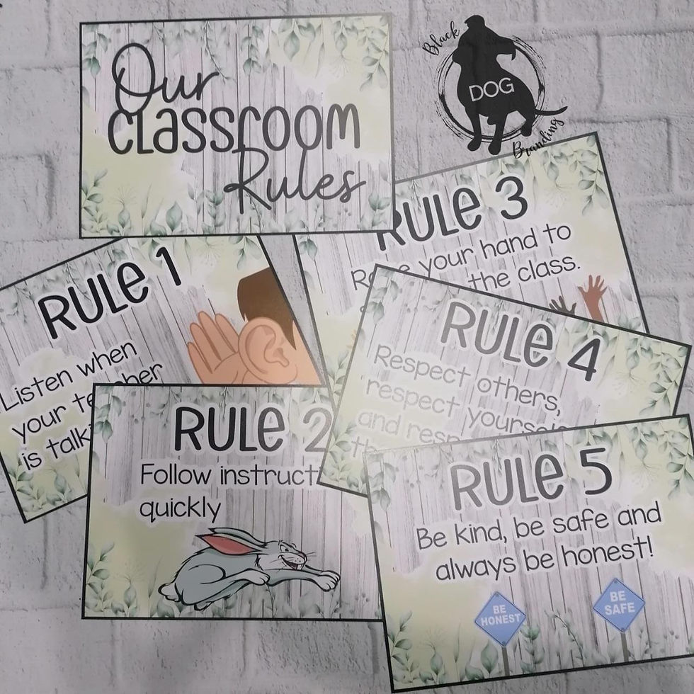 Thumbnail: Classroom Charts / Posters
