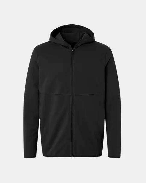 Premium Terry-Tech Jacket - Black