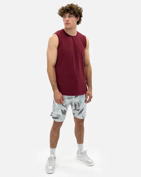 Gridiron Muscle Tank - Scarlet