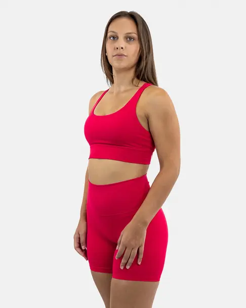 Tempo Sports Bra - Coral