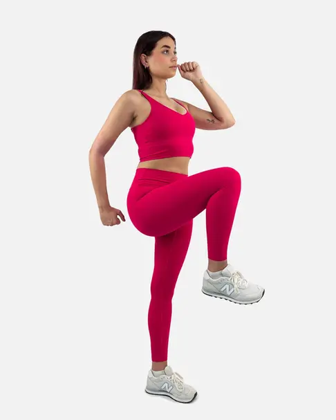 Tempo Leggings - Coral