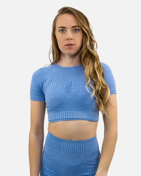 Defy Crop Top - Olympic