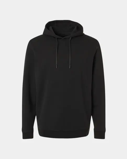 Premium Terry-Tech Hoodie - Black