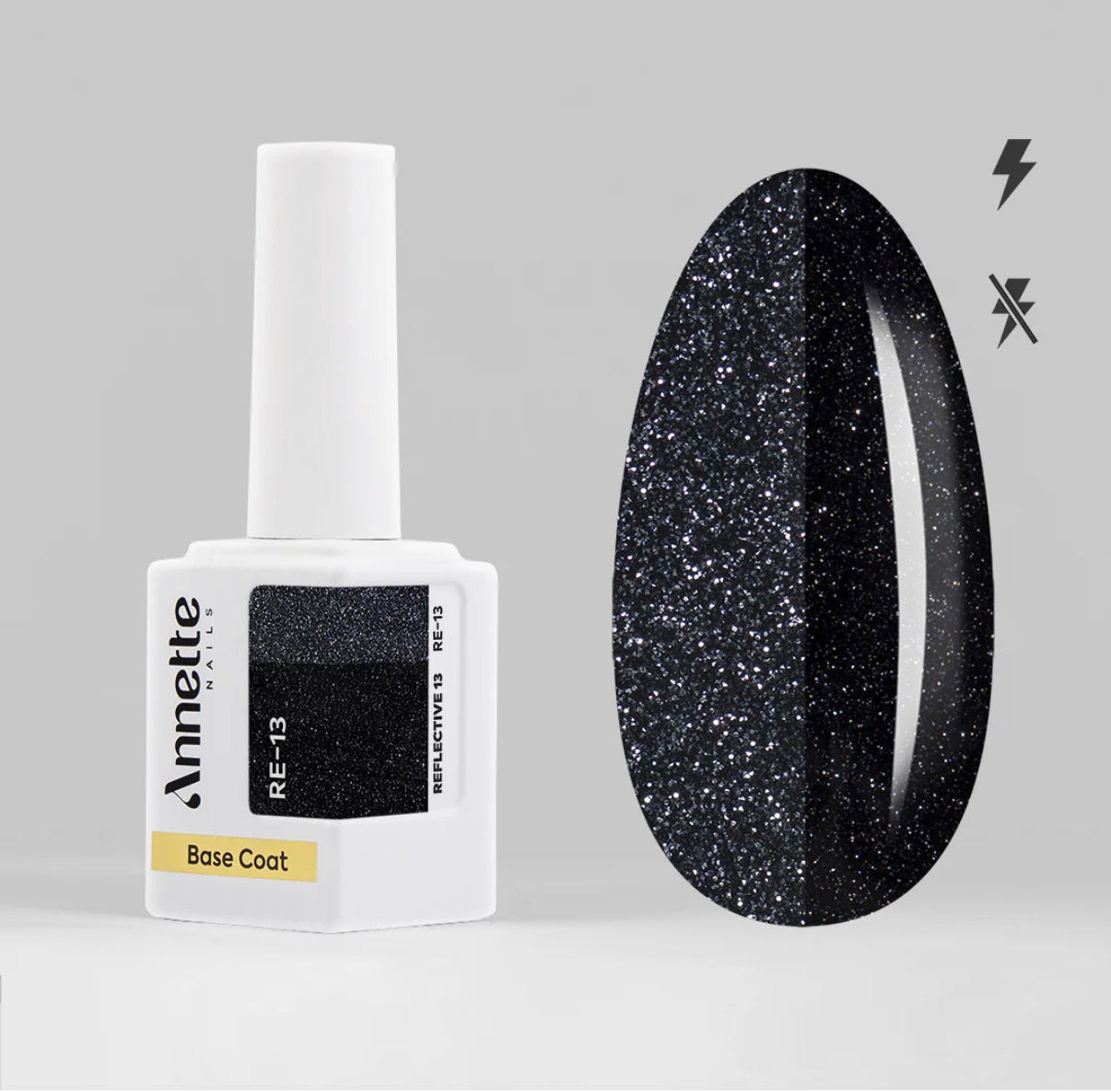 Rubber Base REFLECTIVE 13, 12ml Annette Nails