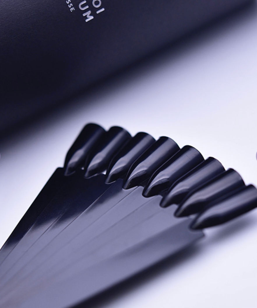 Patrisa Nail Display Fan Square Black 50pcs 