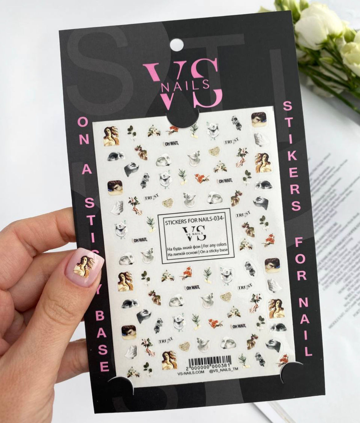 VS Nails Sticker 034