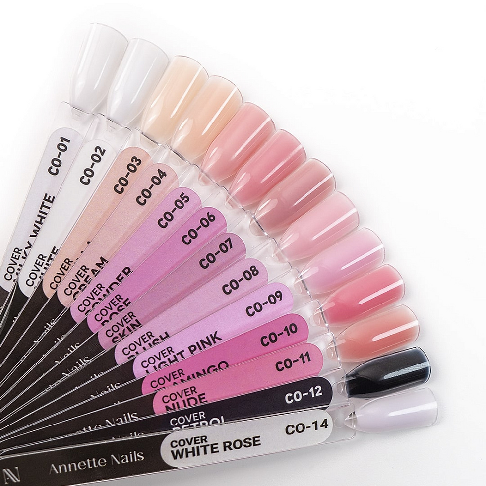 Thumbnail: Rubber Base COVER Light Pink 09, 12ml Annette Nails 