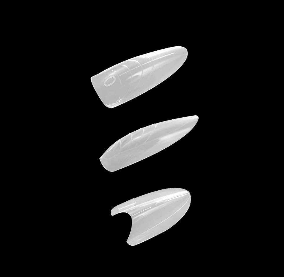 Thumbnail: Sandwich Reusable Tips - Classic Almond, Annette Nails  
