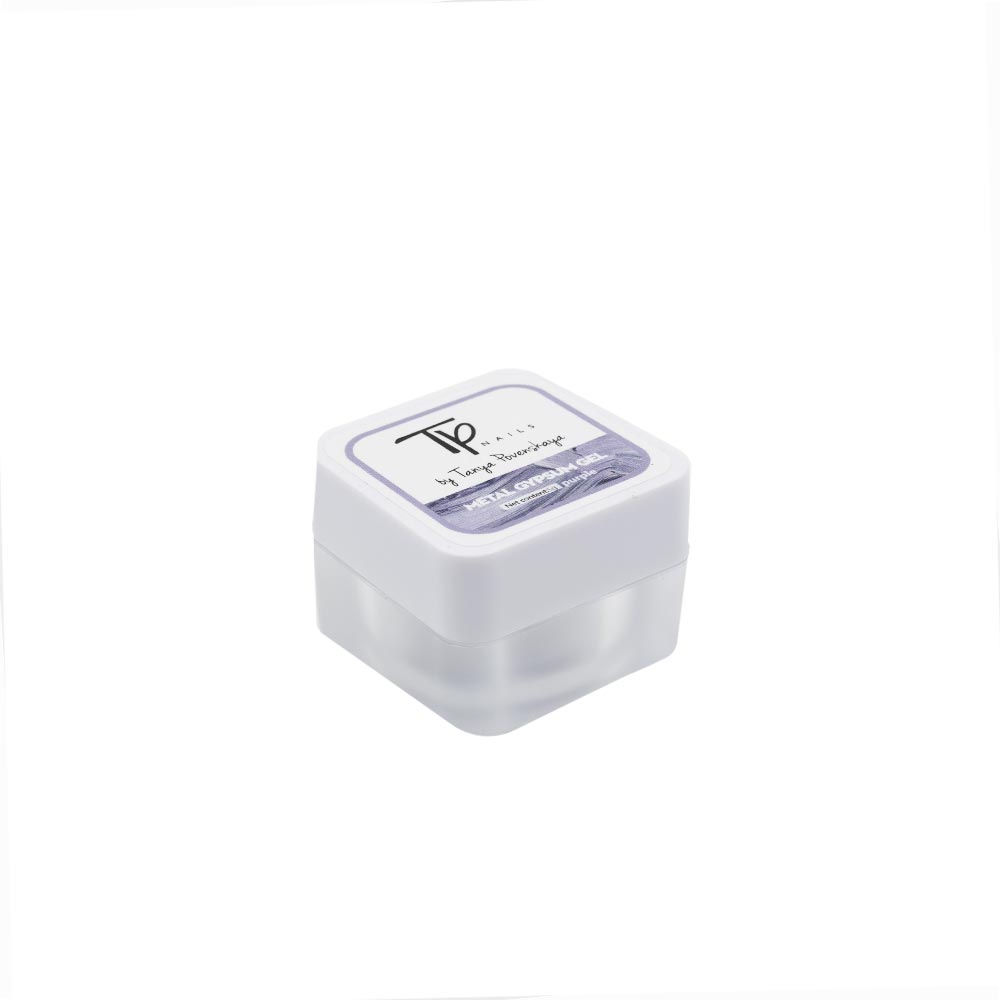 Metal Gypsum Gel Purple TP Nails