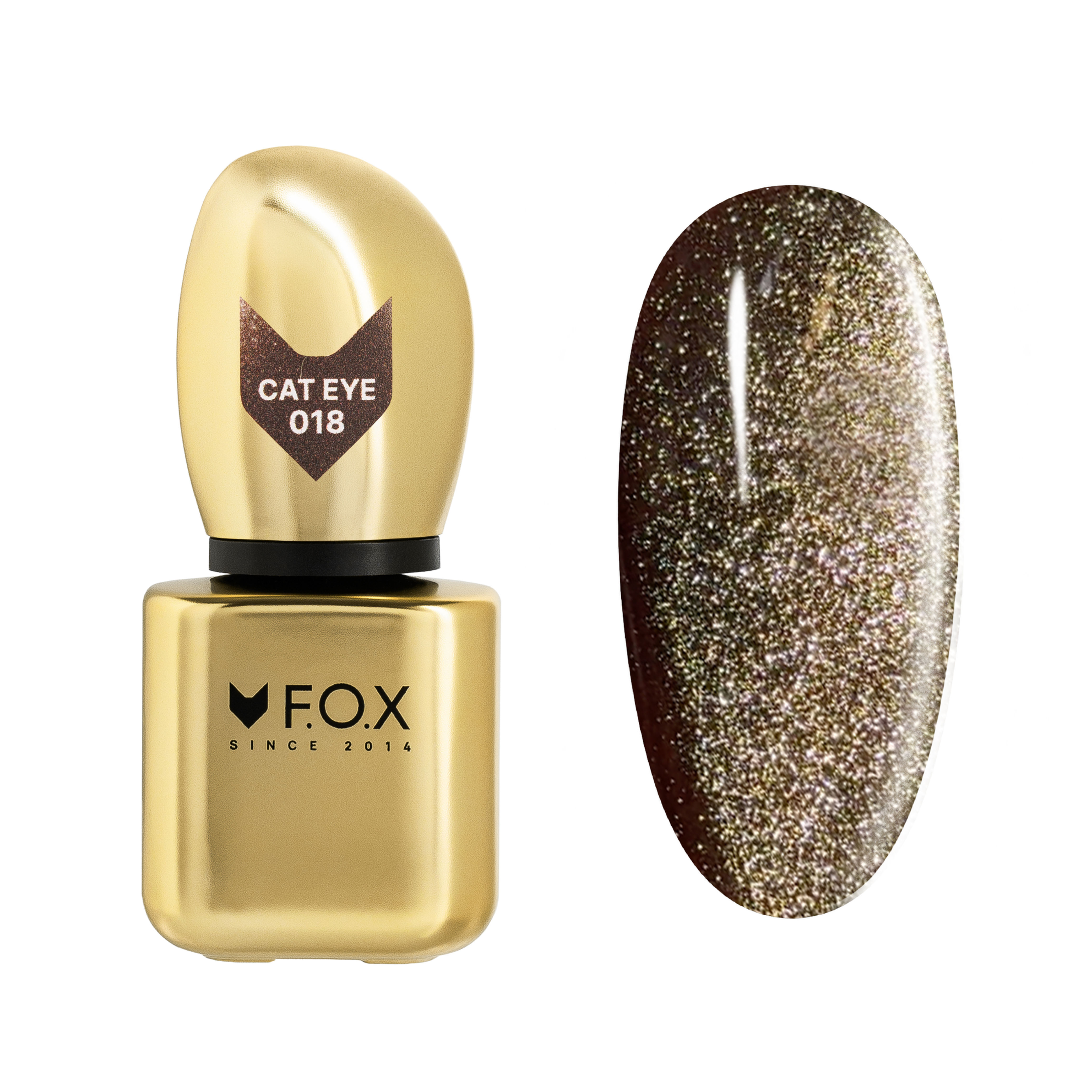 Fox Gel Polish Cat Eye 017, 9ml