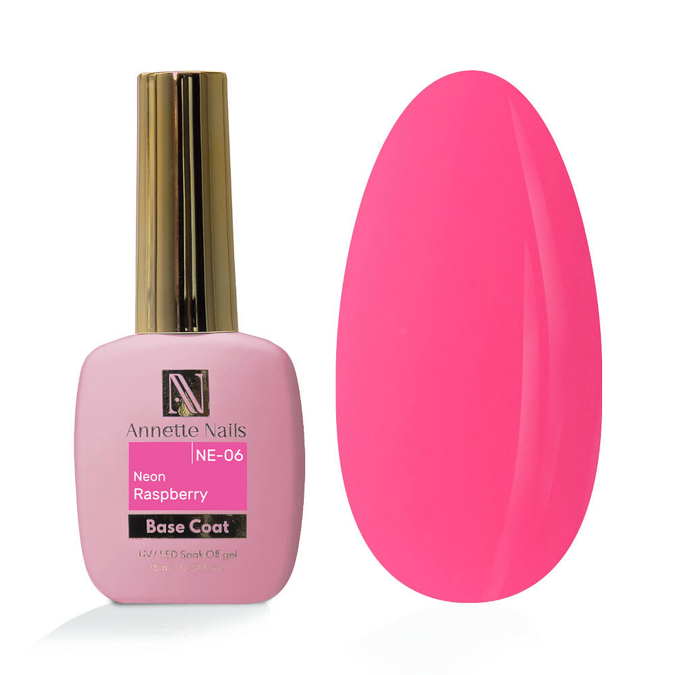 Rubber Base NEON Raspberry 06, 12ml Annette Nails