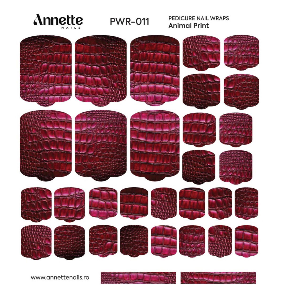 Pedicure Wraps 011 Annette Nails
