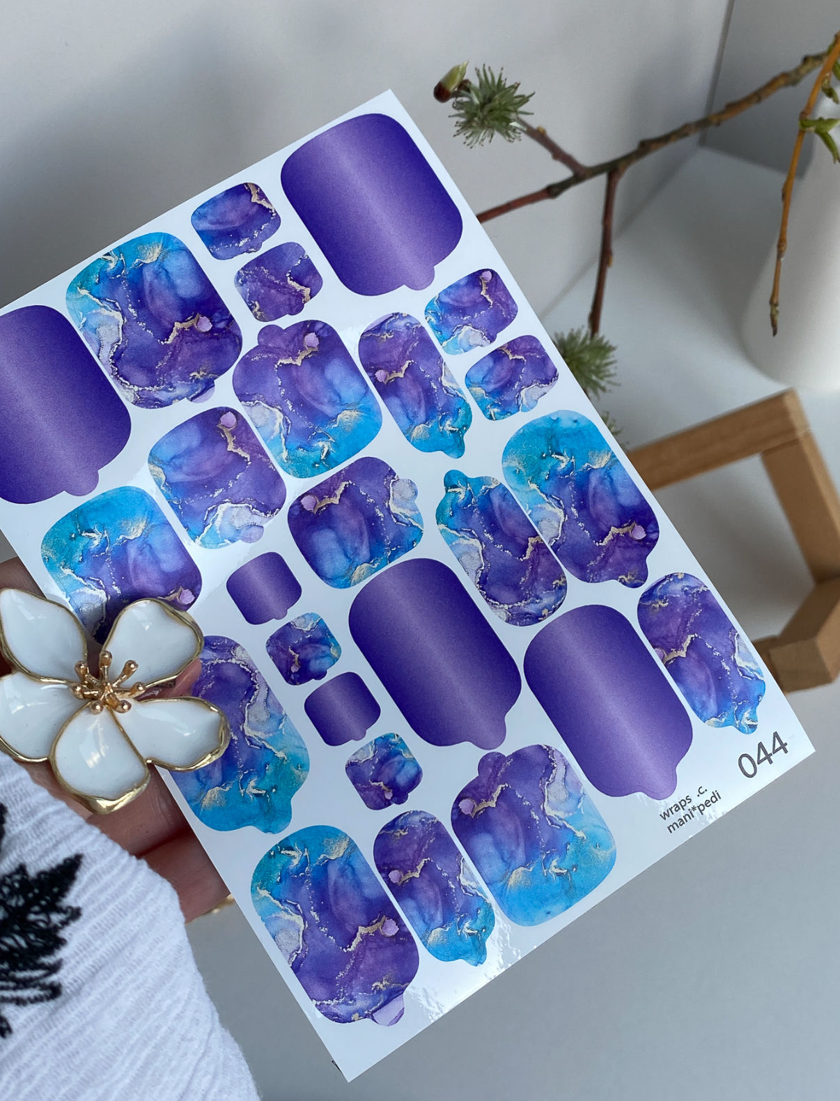 UA Slider Mani + Pedi Wraps 044