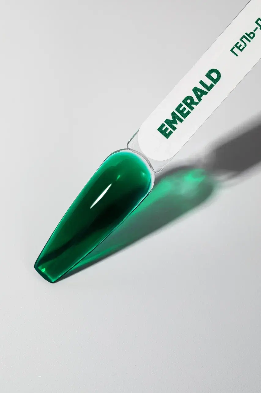 Thumbnail: Gel Polish GLASS Emerald 8ml Patrisa Nail