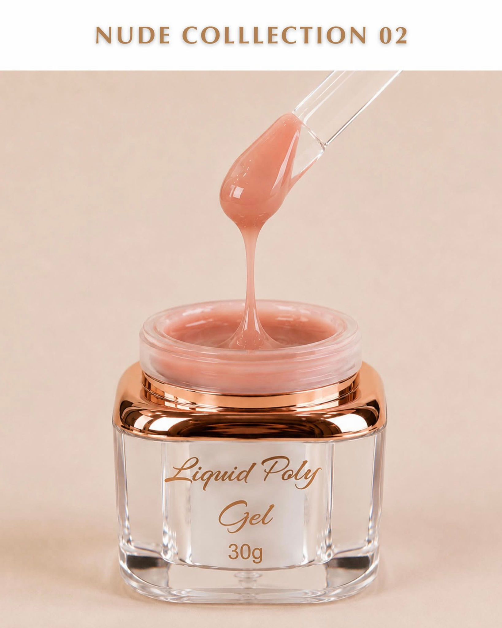 Liquid Polygel Nude 02, 30g TP Nails