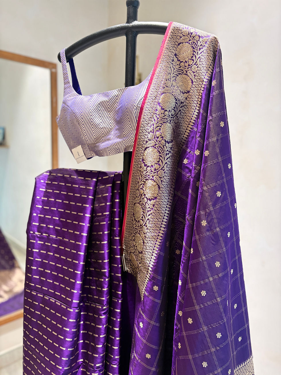 Thumbnail: Rani Collection- Purple Katan silk