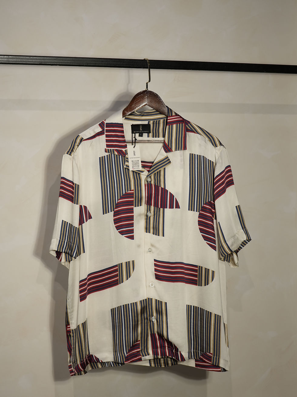 Thumbnail: Resort Shirt- White Sailor Stripes