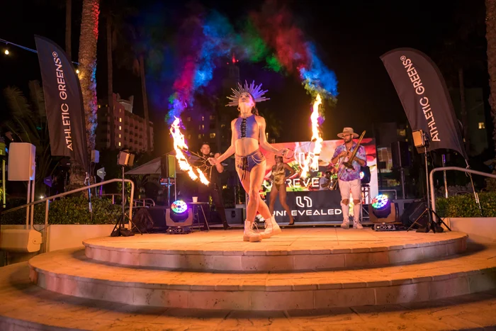 An outdoor live performance captured for a Phase Up project