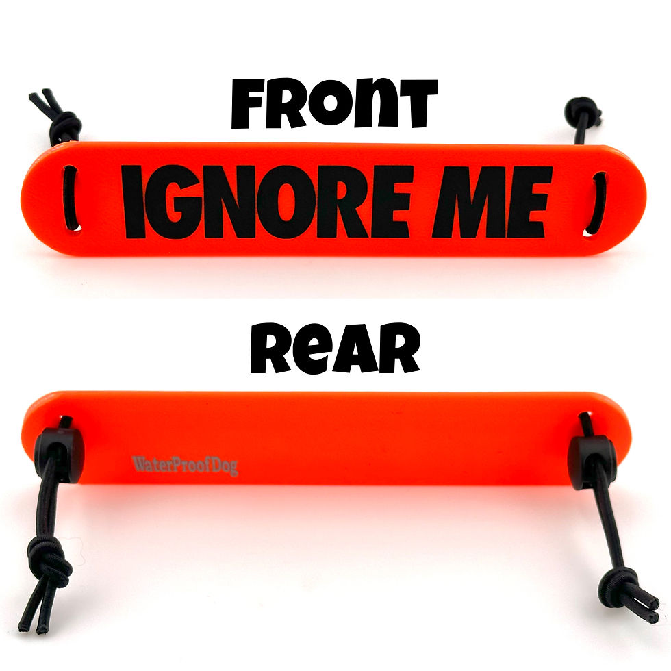Thumbnail: front and rear of BioThane dog leash wrap