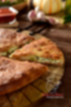 Хачапури с сыром и зеленью