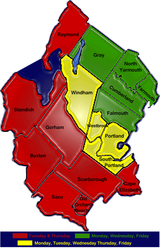 Delivery map