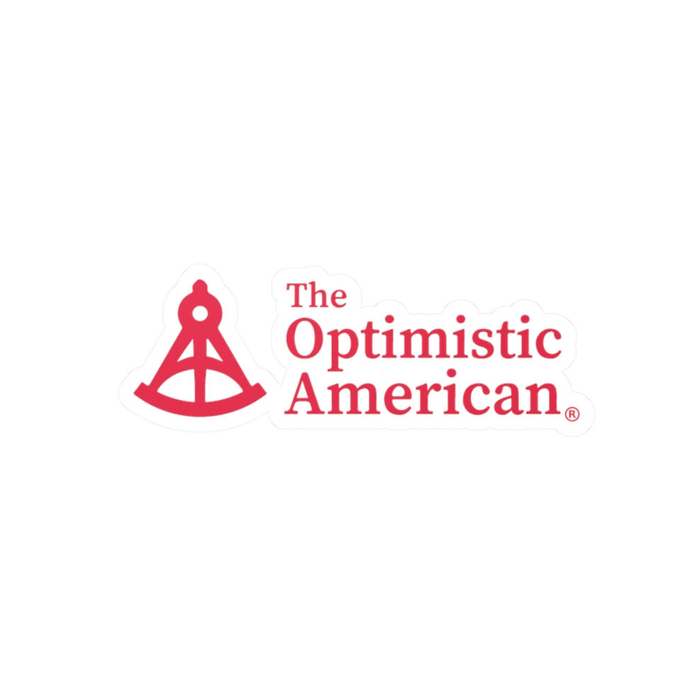 Thumbnail: Optimistic American Vinyl Die-Cut Sticker #1