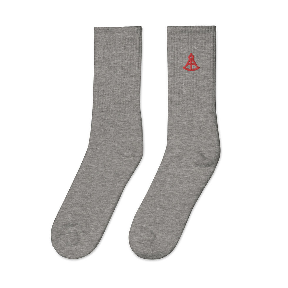 Thumbnail: Optimistic American Embroidered socks