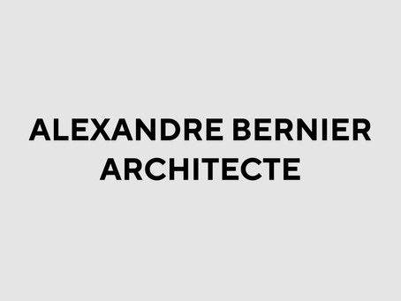 Alexandre Bernier Architecte