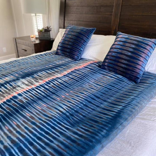 Liz and Brian's Velvet Duvet Set