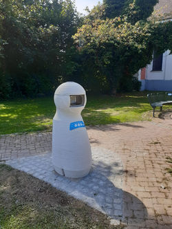 3D Betondruck, Outdoor Hygiene Spender Lamatu -18