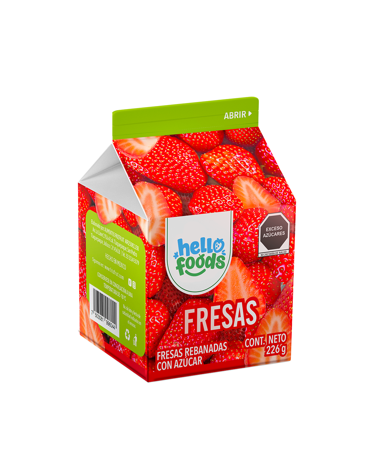 Fresas Rebanadas