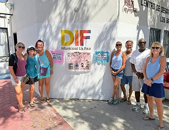 FSF members in front of our local DIF office in Los Barriles, BCS, MX