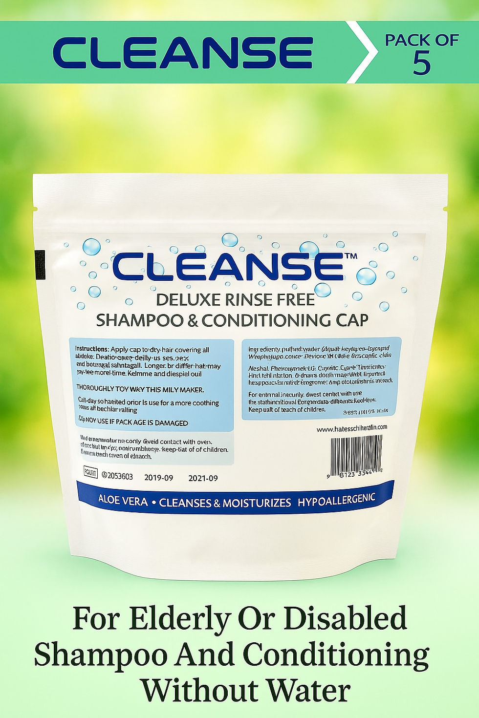 Thumbnail: Cleanse Shampoo And Conditioning Cap - Revolutionizing Hair Care