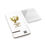 Thumbnail: Stylish Smartphone Stand, Gold Phoenix Design, Desk Organizer, Tech Accessory