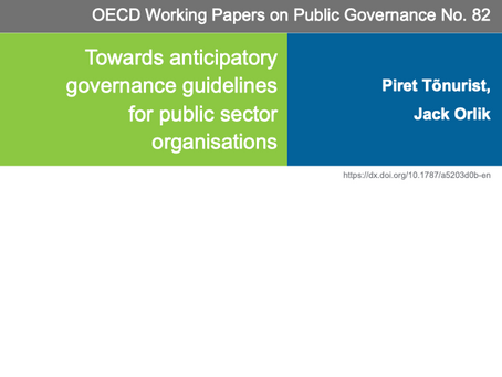 Anticipatory Governance Framework for Governments