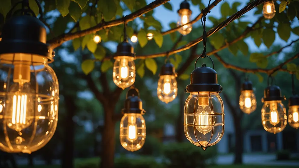 Elegant Outdoor Lighting