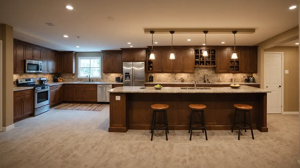 Before and After Basement Remodeling