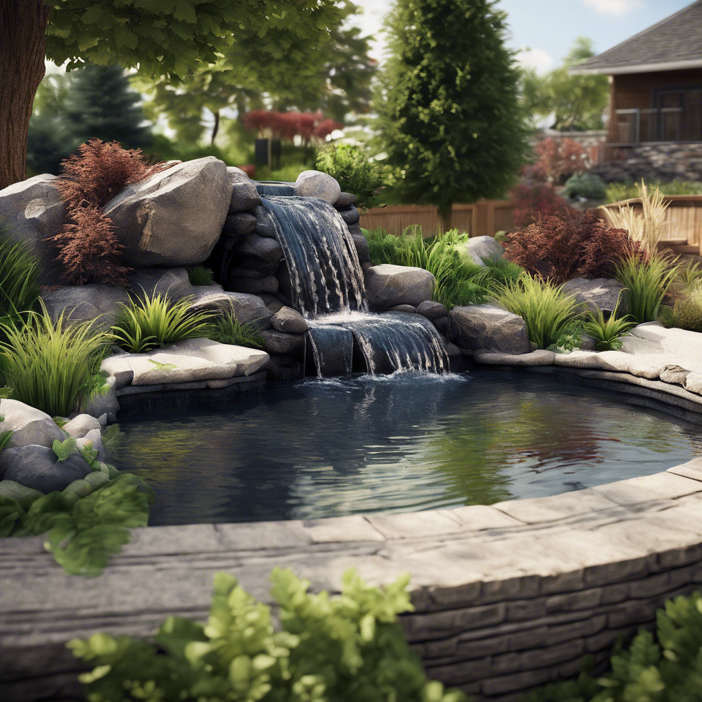 Peaceful Backyard Pond