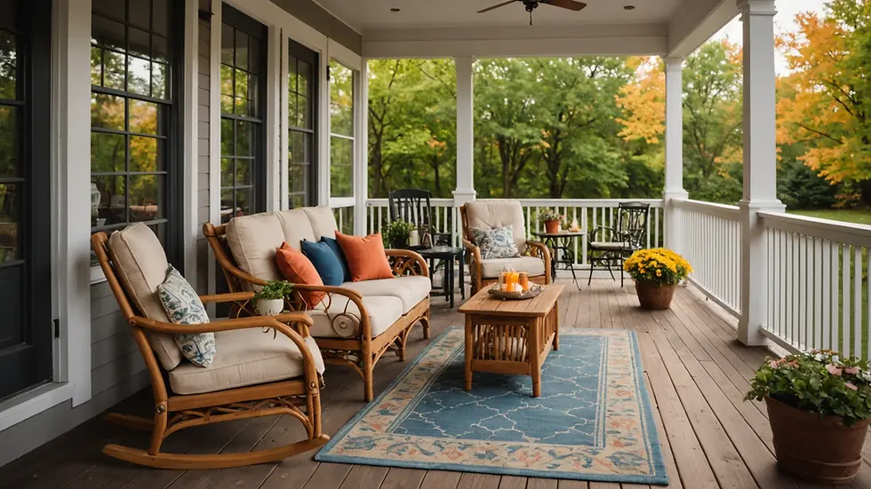 Cozy Porch Seating