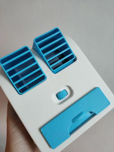 Thumbnail: PTR-Quạt điều hòa mini có ngăn đá 2 cửa gió