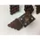 Thumbnail: Antique Cast Iron Grape Shutter Dogs Set of 6