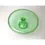 Thumbnail: Vintage L E Smith Green Hobnail Cake Stand