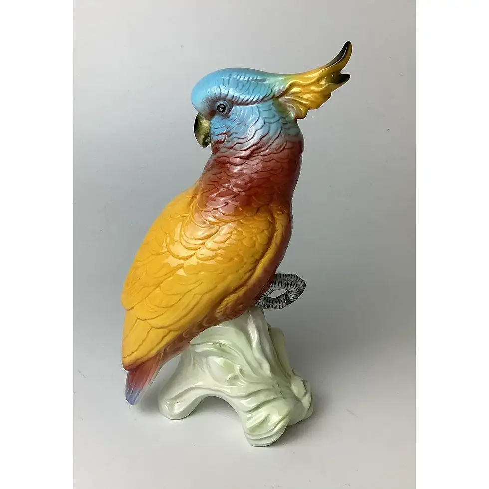 Thumbnail: 1940s Large Beswick Cockatoo Figurine
