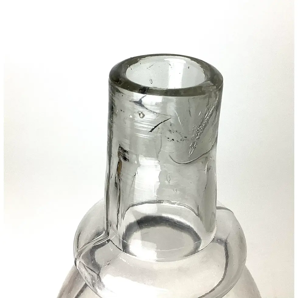 Thumbnail: Late 19th Century Early Peacock 5c Soda Fountain Bottle "A Bird of a Drink"