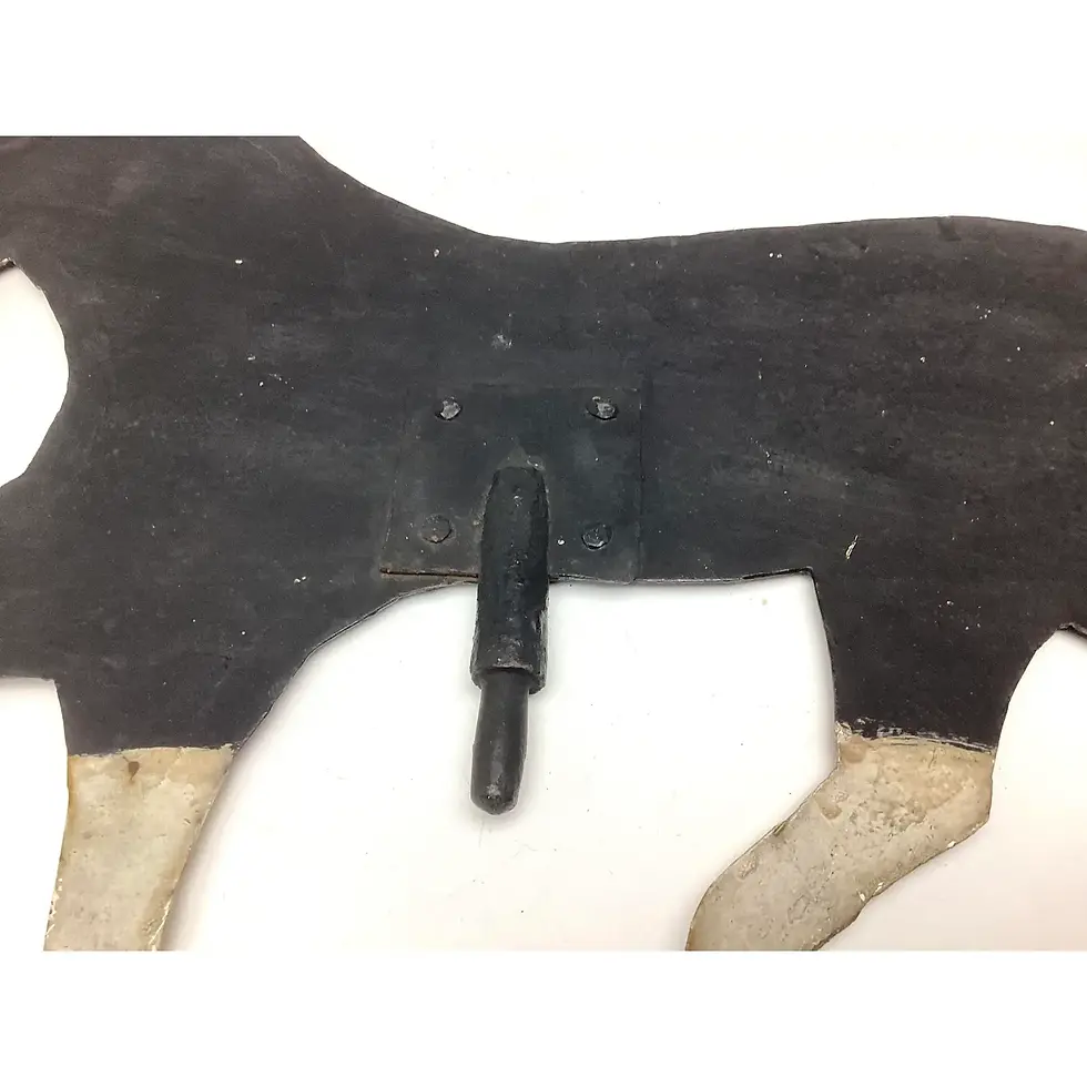 Thumbnail: Late 19th Century Sheet Iron Running Horse Weathervane