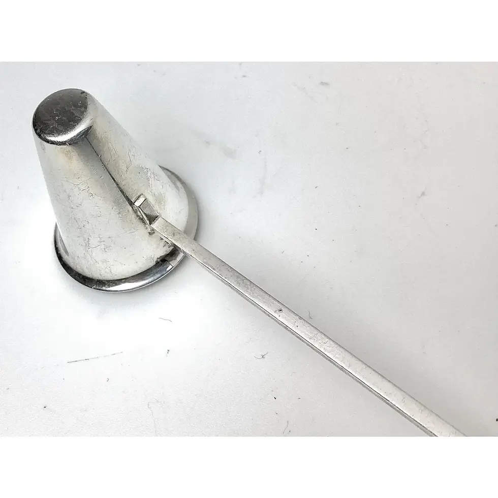 Thumbnail: Mid 20th Century Georg Jensen Acorn Pattern 372 Candle Snuffer