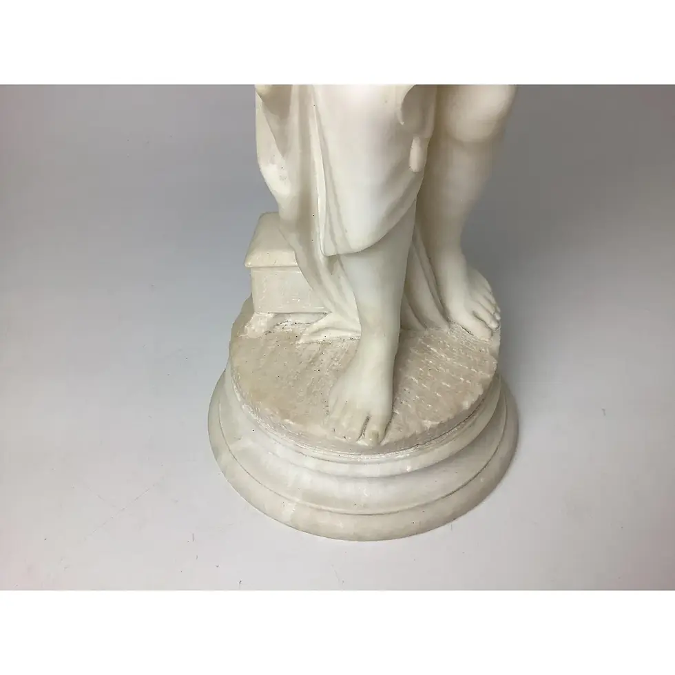 Thumbnail: Late 19th Century Wonderful Carved Marble Statue of Venus 23”