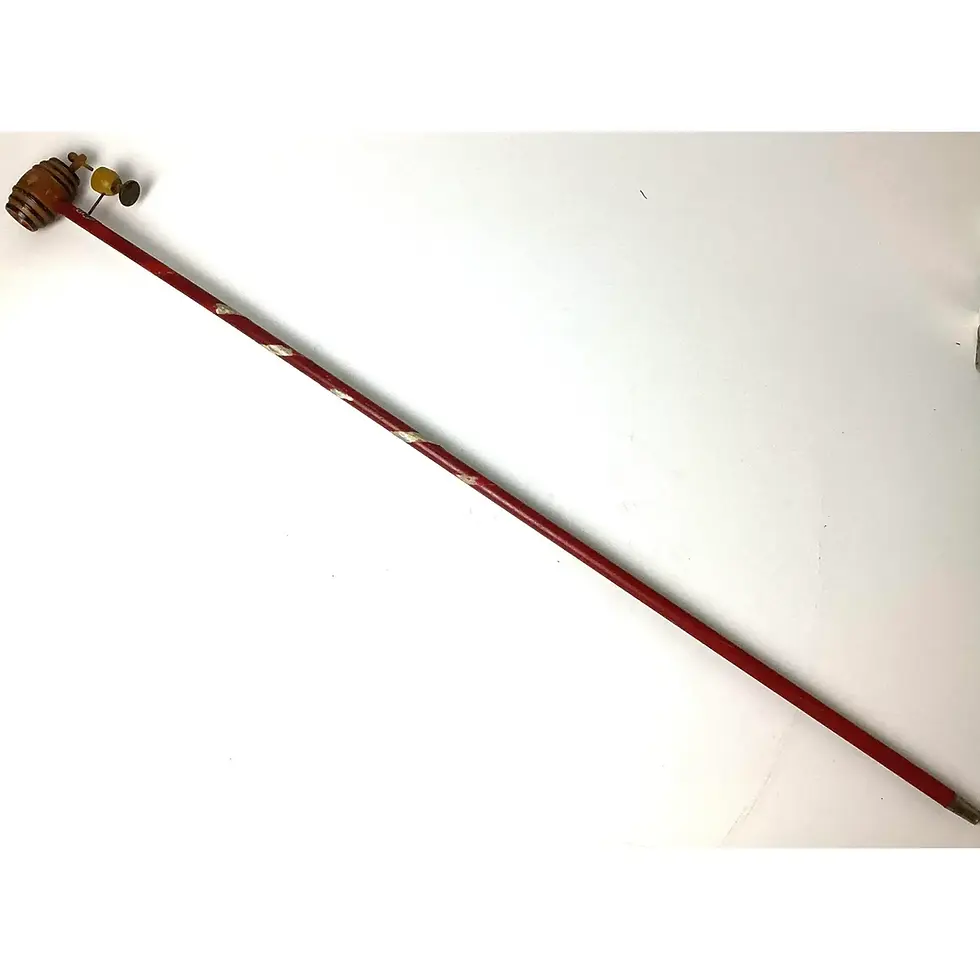 Thumbnail: Vintage 1933 World's Fair Walking Stick With Beer Barrel Handle and Cup