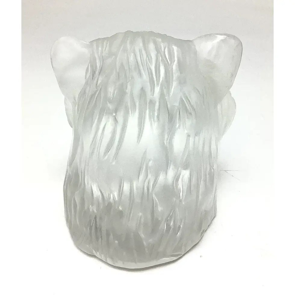 Thumbnail: Saint Louis Glass Crystal Lion Paperweight or Figurine